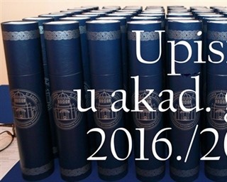 Upisi u akademsku godinu 2016./2017. 